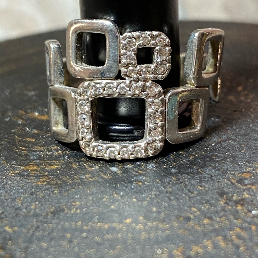 Silver Statement Ring Bought From Jtv - image 1
